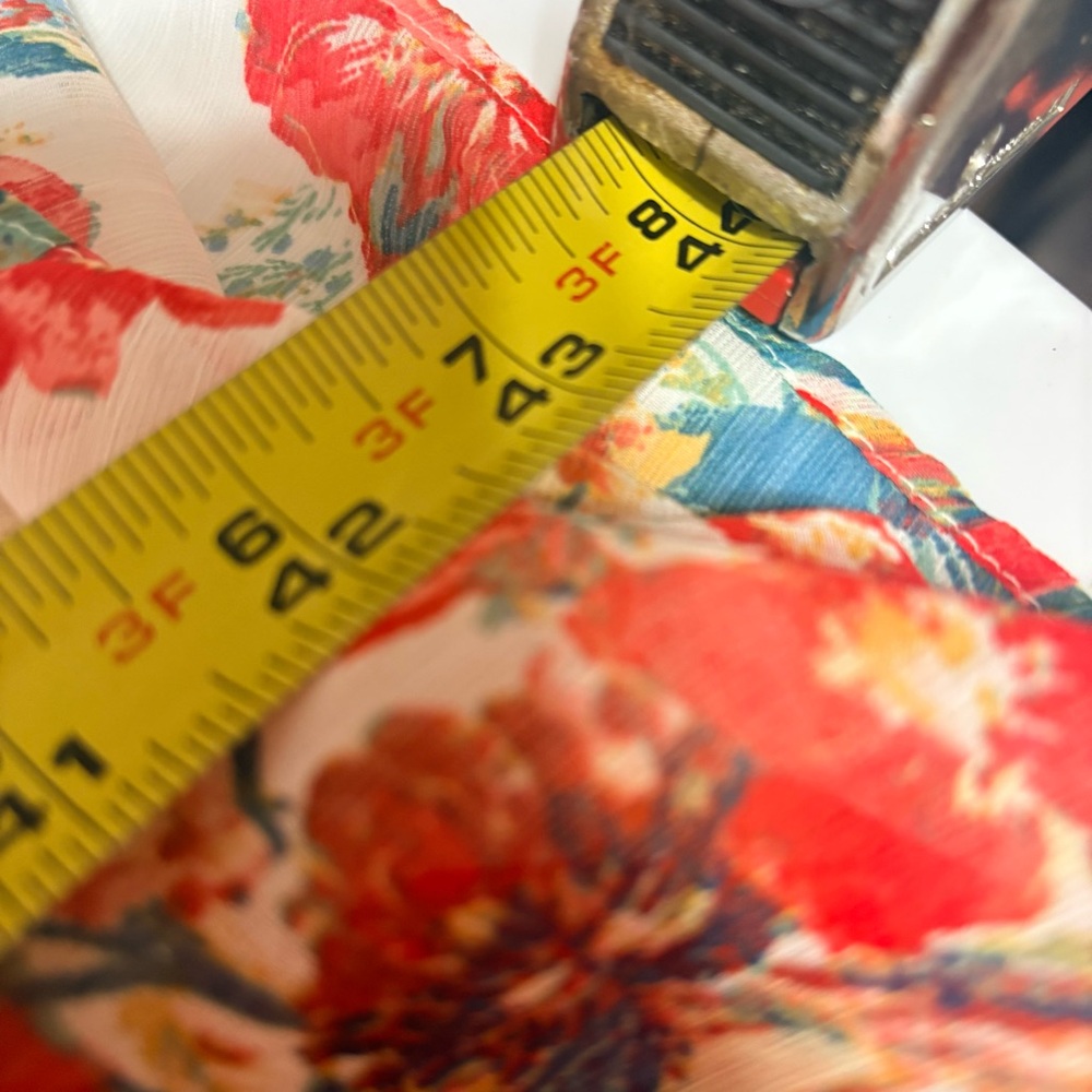 Maurices floral print smocked ruffle tank midi maxi dress. - Picture 11 of 11